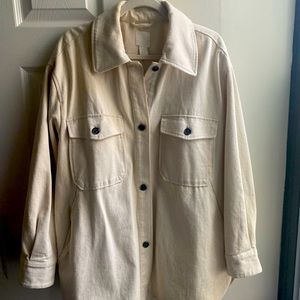 Cream Shacket from H&M